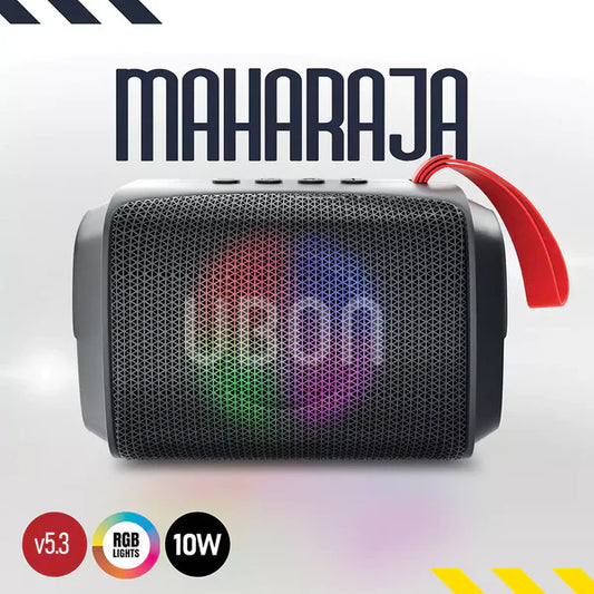 delphine UBON Maharaja SP-46 Wireless 10W Bluetooth Speaker (Black, Stereo Channel) 8 W Bluetooth Home Audio Speaker  (Black, 5.2 Channel)