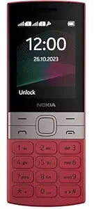 Nokia 150 Dual SIM Premium Keypad Phone | Rear Camera, Long Lasting Battery Life, Wireless FM Radio & MP3 Player and All-New Modern Premium Design | Red