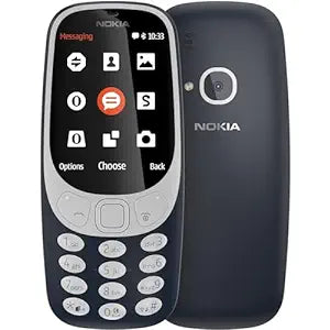 Nokia 3310 Dual SIM Feature Phone with MP3 Player, Wireless FM Radio and Rear Camera, Dark Blue