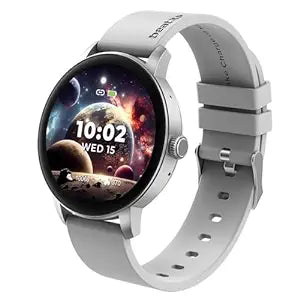 beatXP Vector 1.30” HD Display Bluetooth Calling Smart Watch, Rotary Crown, 320 * 320px, 60Hz Refresh Rate, 100+ Sports Modes, 24/7 Health Tracking (Silver)