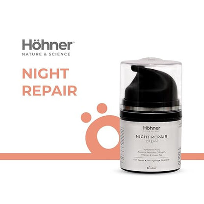 Hohner Night Repair Cream with Peptides (30 gm) Brand: Hohner