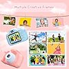 CAMLEIGH Kids Camera for Girls Boys, Kids Selfie Camera Toy 2MP 1080P HD Digital Video Camera for Toddler, Christmas Birthday Gifts for 3-10 Years Old Children (Multicolor)